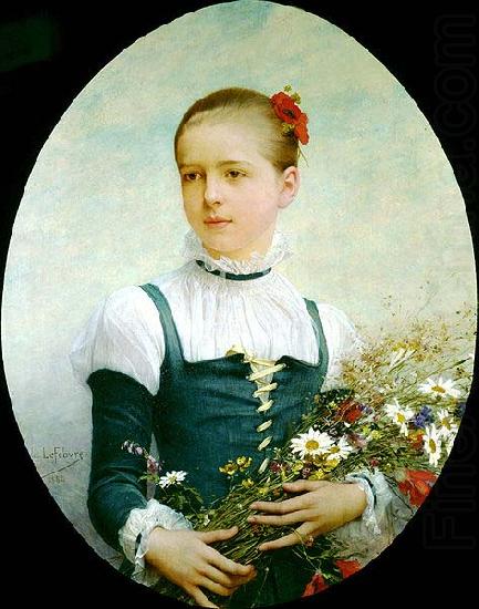 Portrait of Edna Barger of Connecticut, Lefebvre, Jules Joseph